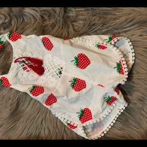 Strawberry romper